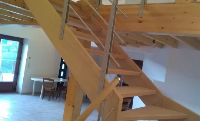 Conception d'escalier sur mesure, Ambérieu-en-Bugey, Bugey Menuiserie et Rénovation