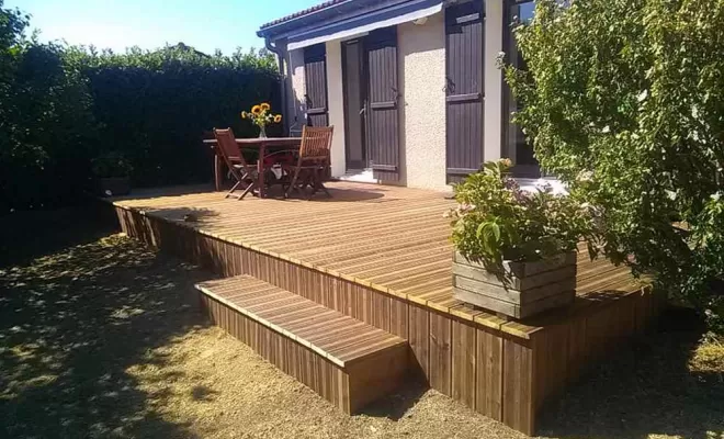 Création de terrasse en bois, Ambérieu-en-Bugey, Bugey Menuiserie et Rénovation