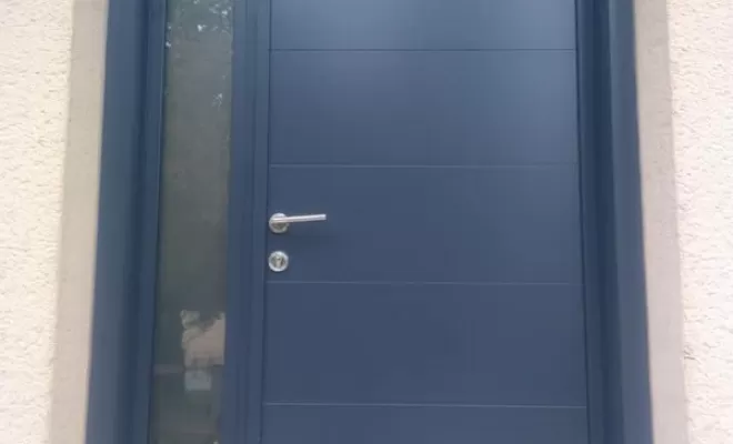 Porte d'entrée, Ambérieu-en-Bugey, Bugey Menuiserie et Rénovation