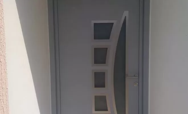 Porte d'entrée, Ambérieu-en-Bugey, Bugey Menuiserie et Rénovation