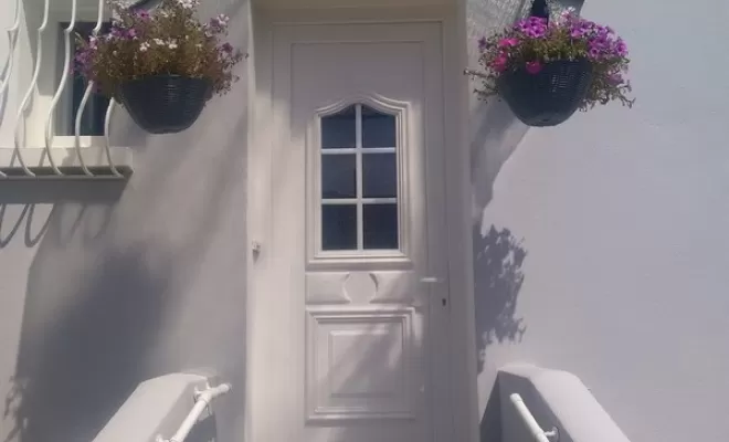 Porte d'entrée, Ambérieu-en-Bugey, Bugey Menuiserie et Rénovation