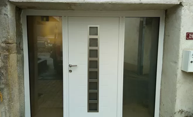 Porte d'entrée, Ambérieu-en-Bugey, Bugey Menuiserie et Rénovation