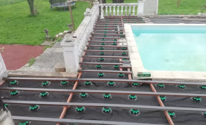 Création d'une terrasse en bois à Lagnieu., Ambérieu-en-Bugey, Bugey Menuiserie et Rénovation