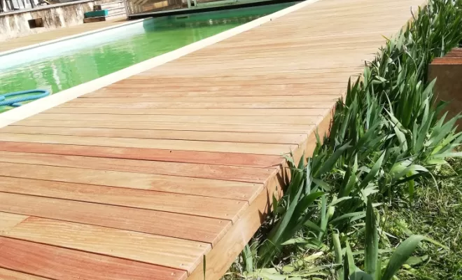 Création d'une terrasse en bois à Lagnieu., Ambérieu-en-Bugey, Bugey Menuiserie et Rénovation