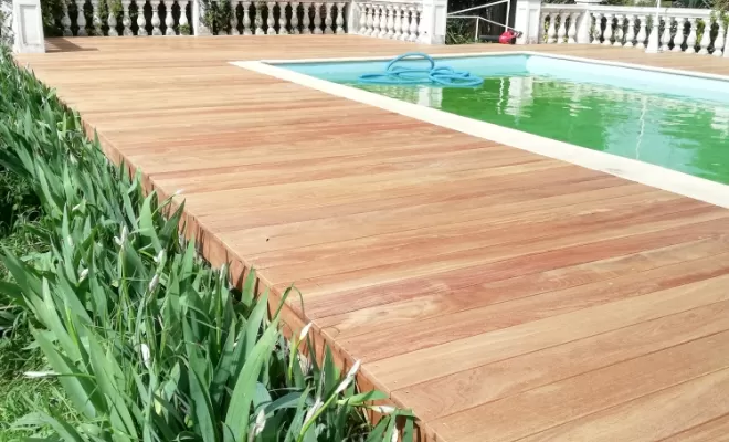 Création d'une terrasse en bois à Lagnieu., Ambérieu-en-Bugey, Bugey Menuiserie et Rénovation