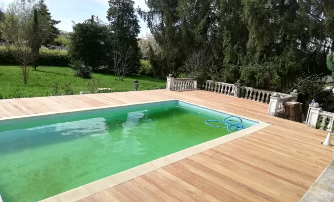 Création d'une terrasse en bois à Lagnieu., Ambérieu-en-Bugey, Bugey Menuiserie et Rénovation