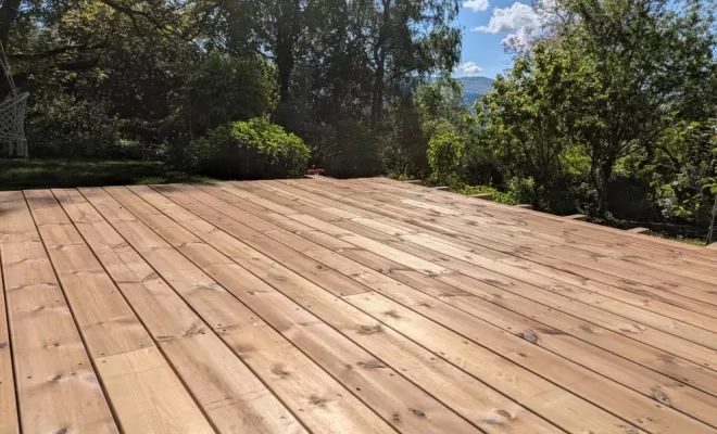 Création d'une terrasse en bois à Ambérieu-en-Bugey, Ambérieu-en-Bugey, Bugey Menuiserie et Rénovation