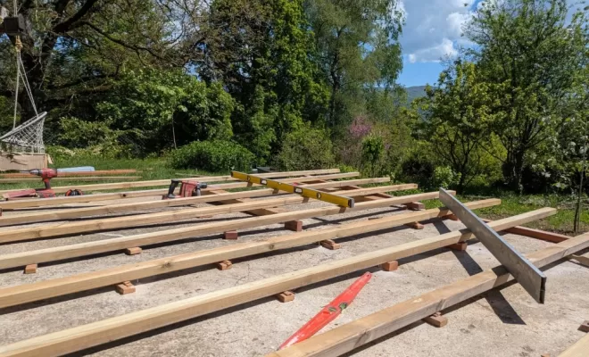 Création d'une terrasse en bois à Ambérieu-en-Bugey, Ambérieu-en-Bugey, Bugey Menuiserie et Rénovation
