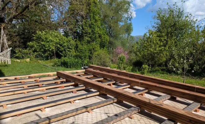 Création d'une terrasse en bois à Ambérieu-en-Bugey, Ambérieu-en-Bugey, Bugey Menuiserie et Rénovation